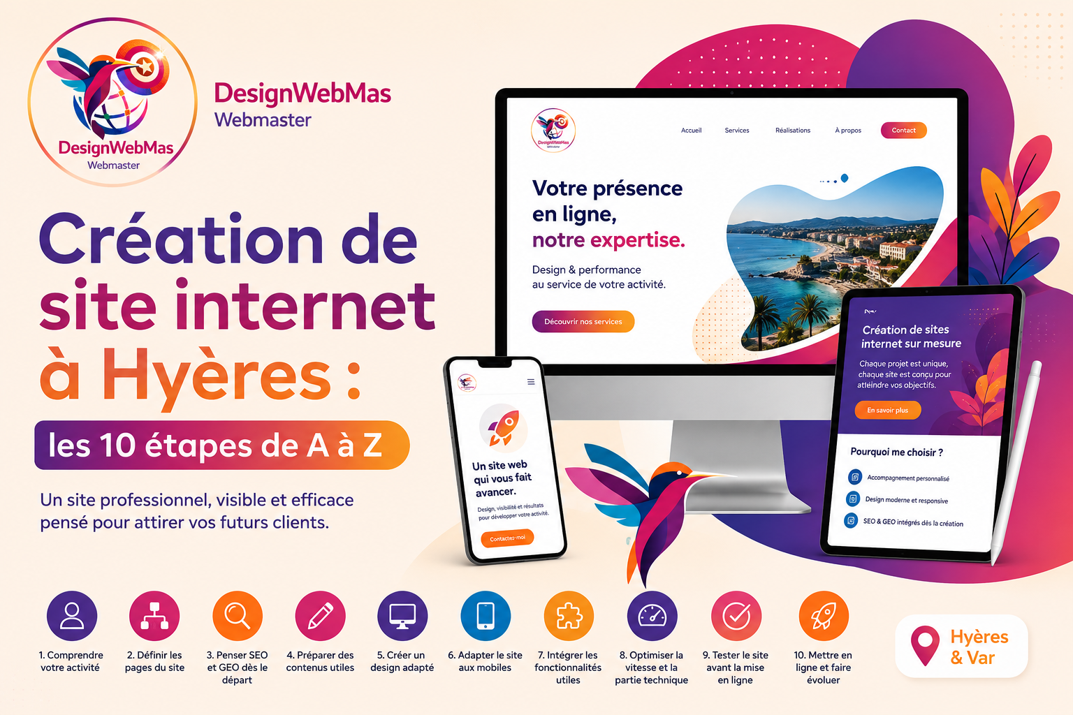 Création de site internet à Hyères DesignWebMas