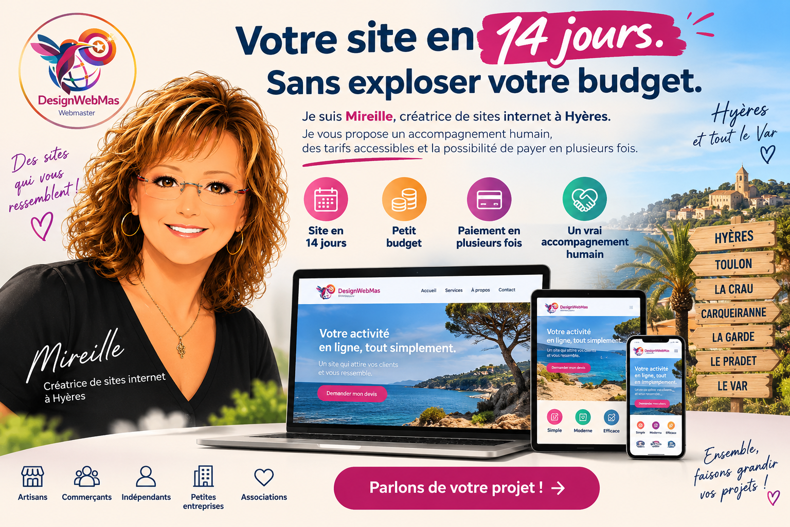 Votre site en 14 jours Sans exploser votre budget Designwebmas