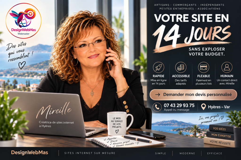 Votre site en 14 jours Sans exploser votre budget Designwebmas