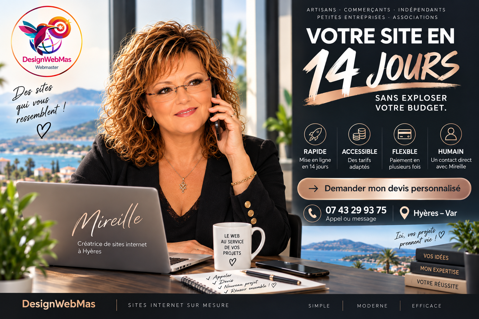Votre site en 14 jours Sans exploser votre budget Designwebmas