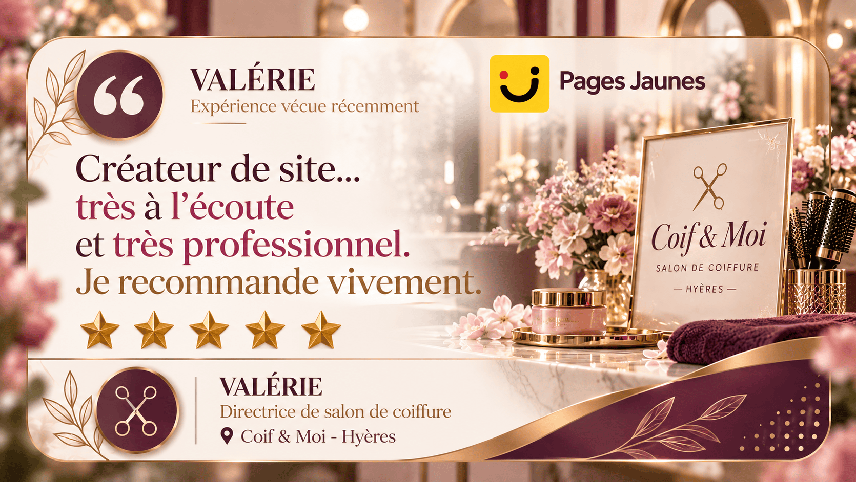 DesignWebMas, création de sites web professionnels à Hyères dans le Var pour entreprises, artisans et indépendants.