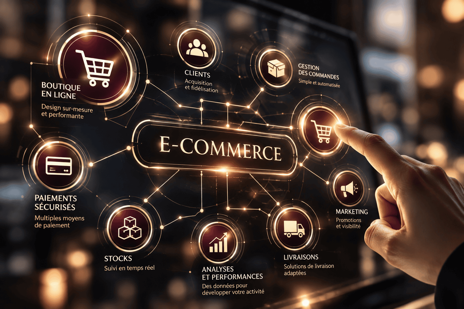 DesignWebMas, création de sites web professionnels à Hyères dans le Var pour entreprises, artisans et indépendants. E-commerce