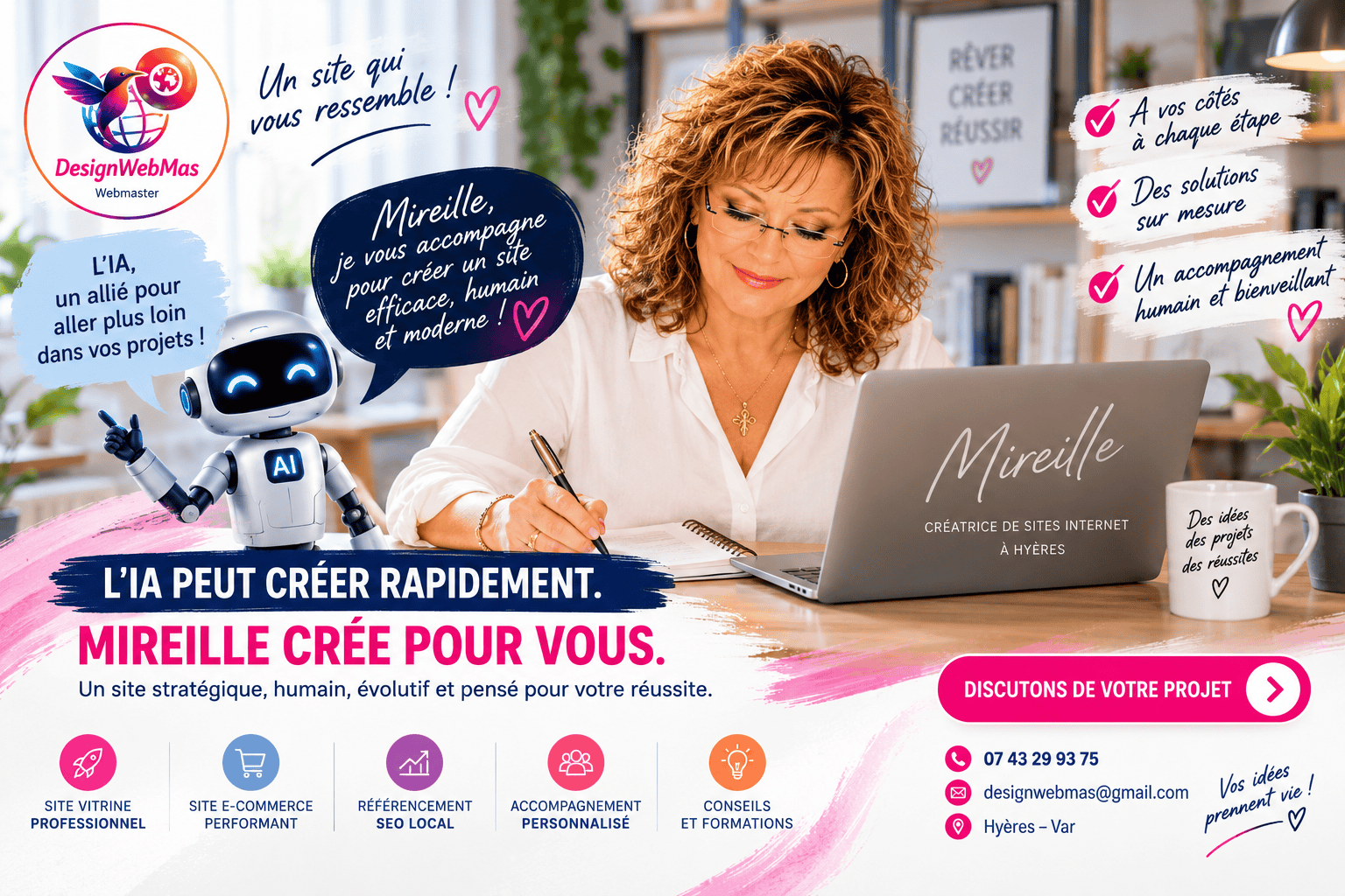 Site internet personnalisé à Hyères | DesignWebMas