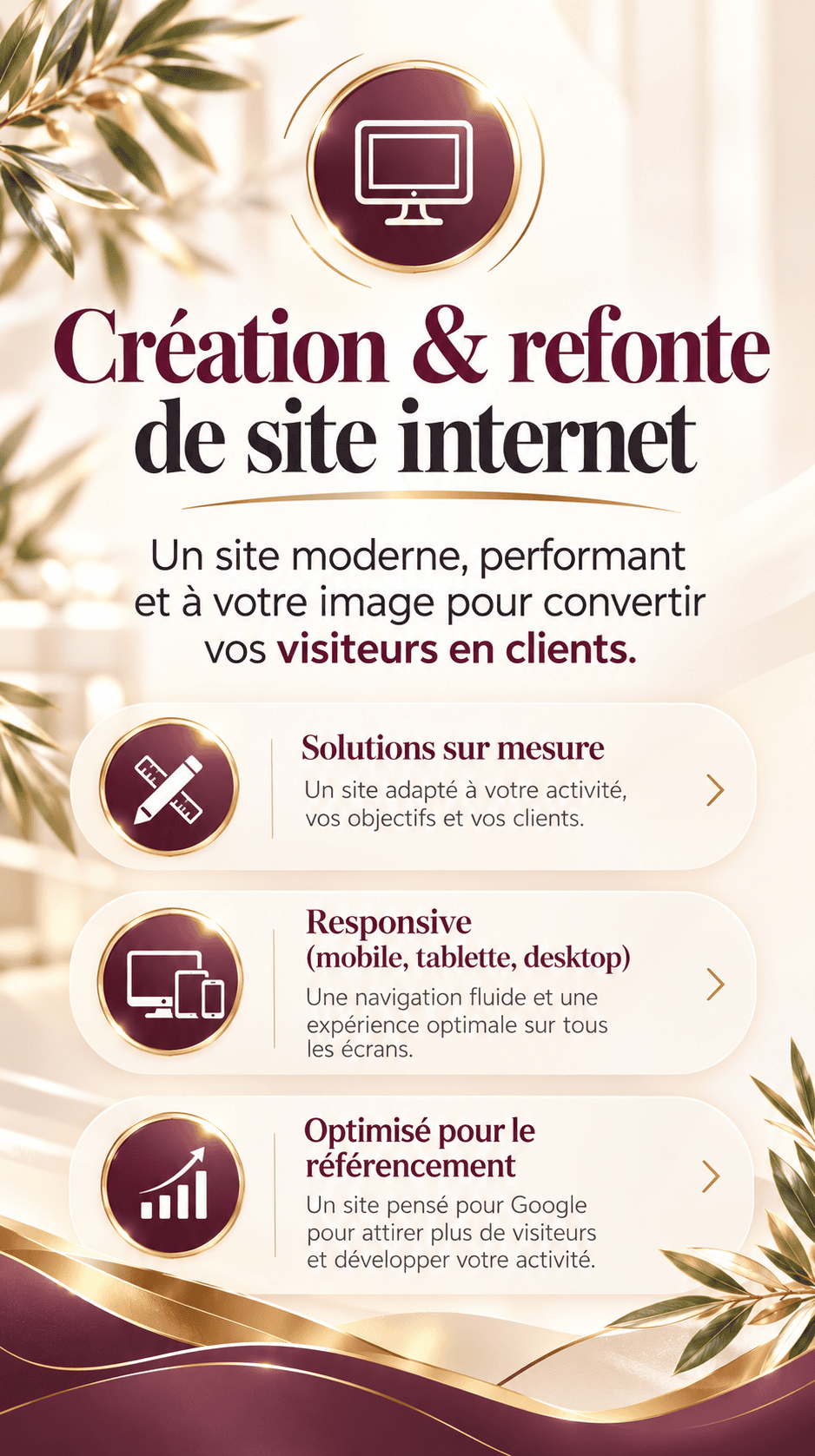 DesignWebMas, création de sites web professionnels à Hyères dans le Var pour entreprises, artisans et indépendants.