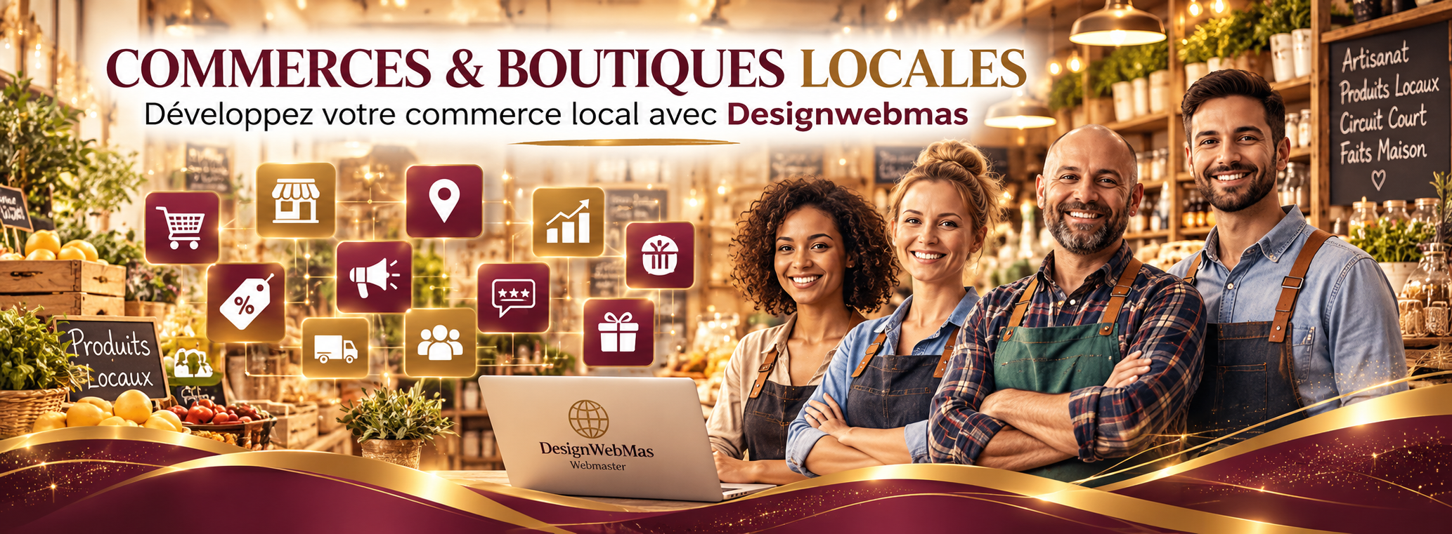 DesignWebMas, création de sites web professionnels à Hyères dans le Var pour entreprises, artisans et indépendants.