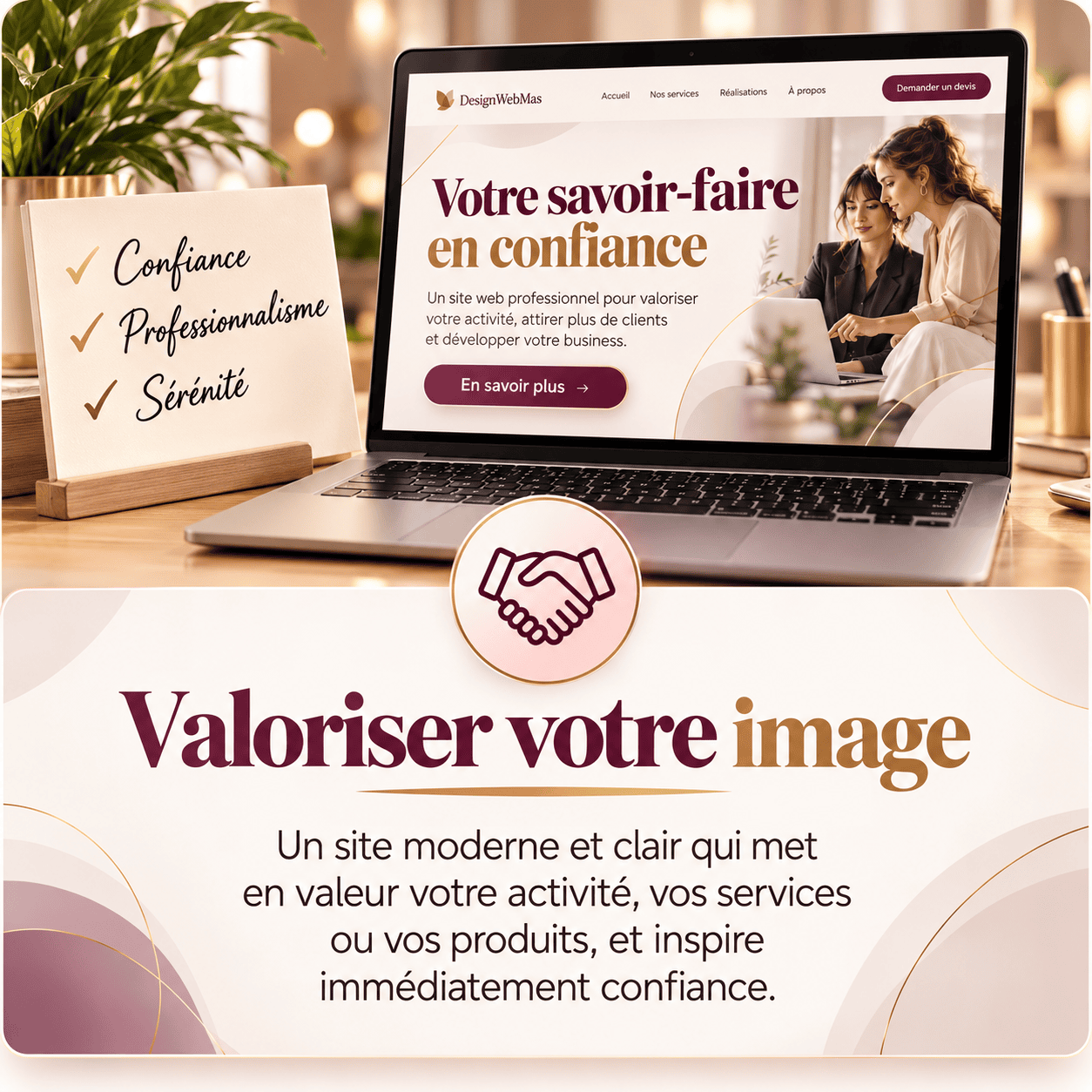 DesignWebMas, création de sites web professionnels à Hyères dans le Var pour entreprises, artisans et indépendants.