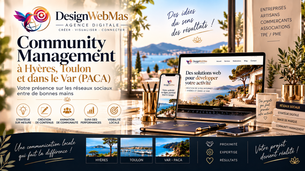 Community Manager à Hyères Mireille chez DesignWebMas