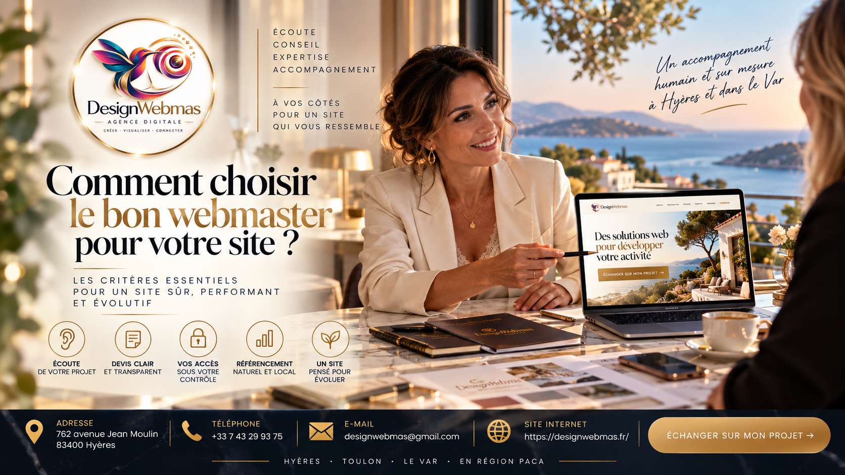 Comment choisir un webmaster pour votre site ? | DesignWebMas à Hyères